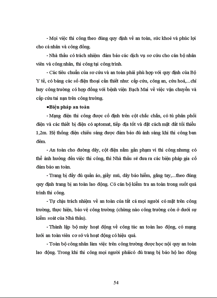 image for page THUYẾT MINH BIỆN PHÁP THI CÔNG LẮP ĐẶT THIẾT BỊ ĐƯỜNG ỐNG CÔNG NGHỆ VÀ ĐIỆN