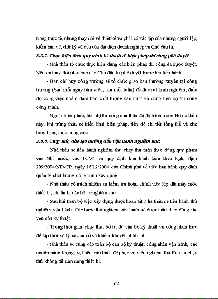 image for page THUYẾT MINH BIỆN PHÁP THI CÔNG LẮP ĐẶT THIẾT BỊ ĐƯỜNG ỐNG CÔNG NGHỆ VÀ ĐIỆN