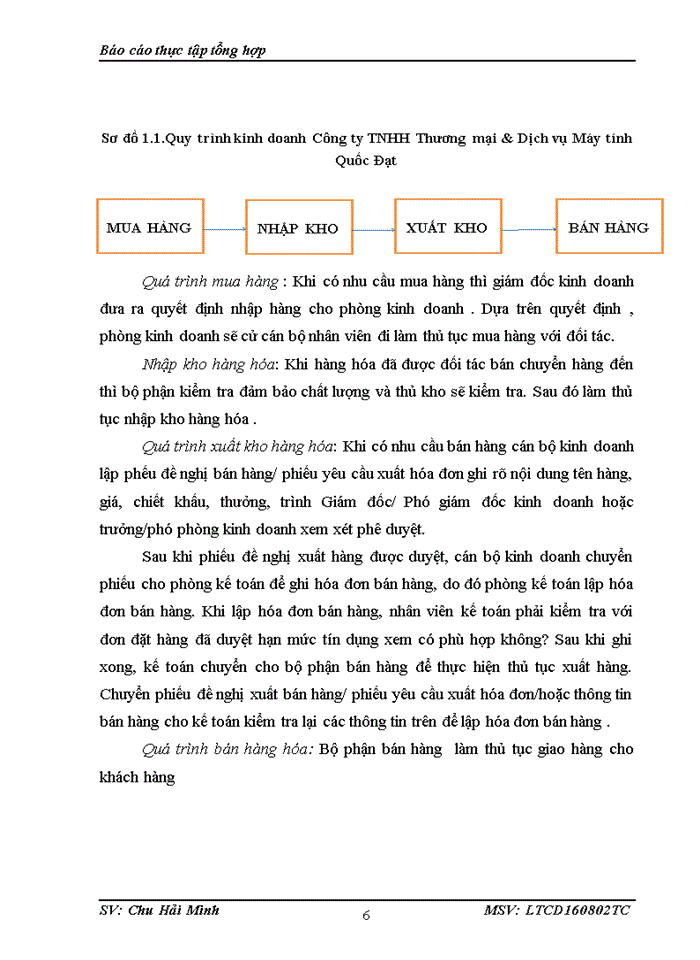 image for page Báo cáo tại Công ty Trách nhiệm hữu hạn Thương mại Dịch vụ Máy tính Quốc Đạt