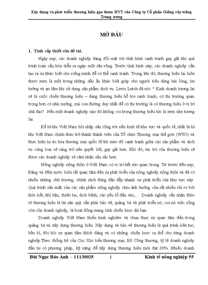 image for page XÂY DỰNG VÀ PHÁT TRIỂN THƯƠNG HIỆU GẠO THƠM RVT CỦA CÔNG TY CỔ PHẦN GIỐNG CÂY TRỒNG TRUNG ƯƠNG