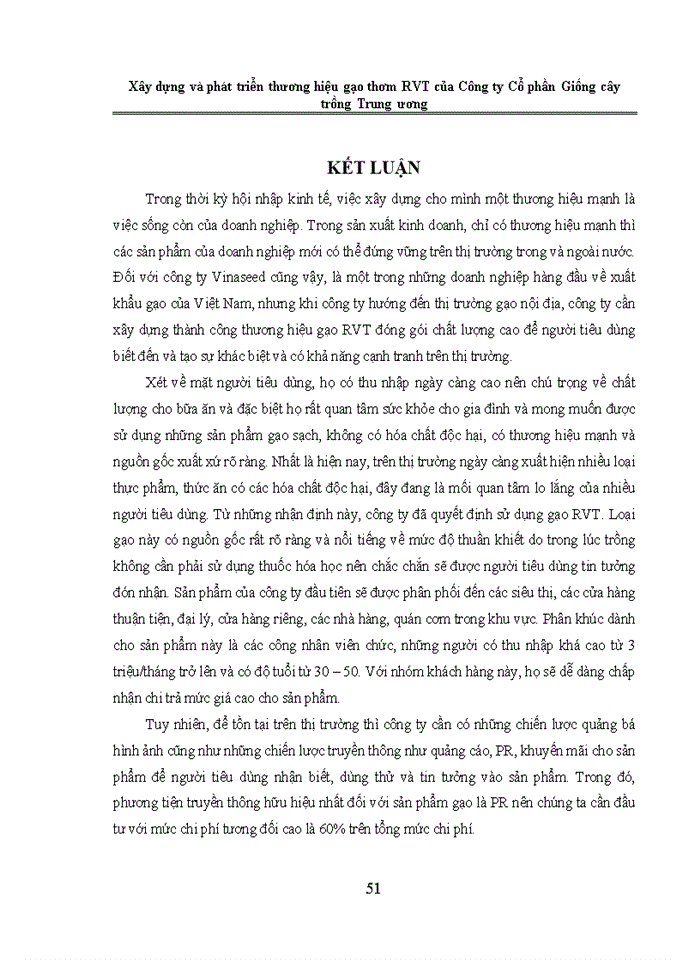 image for page XÂY DỰNG VÀ PHÁT TRIỂN THƯƠNG HIỆU GẠO THƠM RVT CỦA CÔNG TY CỔ PHẦN GIỐNG CÂY TRỒNG TRUNG ƯƠNG