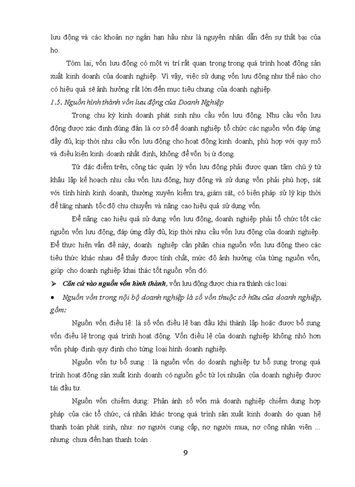 image for page Nâng cao hiệu quả sử dụng vốn lưu động tại Công ty cổ phần Tập đoàn Công Nghiệp Việt