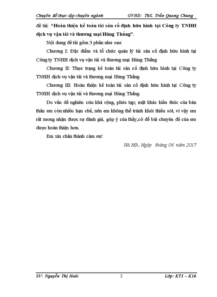 image for page Hoàn thiện kế toán tài sản cố định hữu hình tại Công ty Trách nhiệm hữu hạn dịch vụ vận tải và thương mại Hùng Thắng