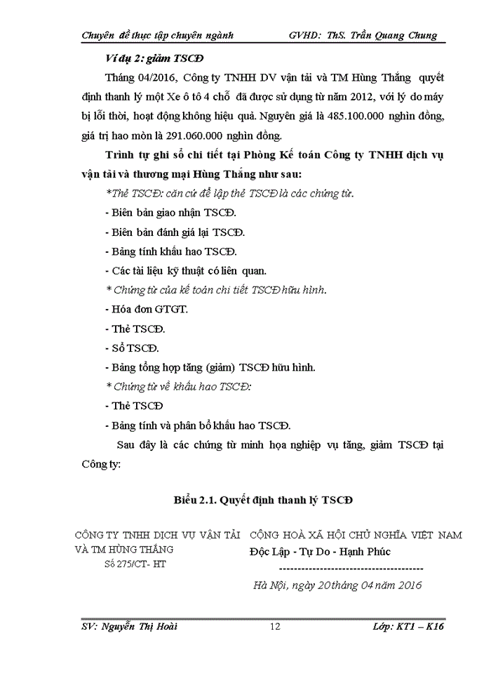 image for page Hoàn thiện kế toán tài sản cố định hữu hình tại Công ty Trách nhiệm hữu hạn dịch vụ vận tải và thương mại Hùng Thắng