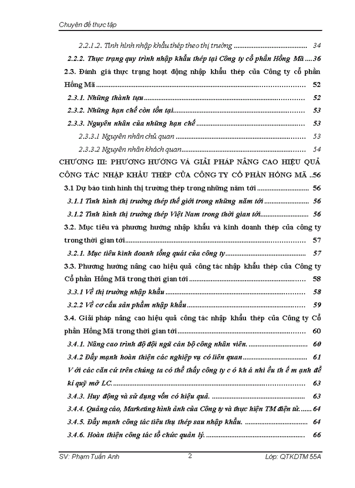 image for page NÂNG CAO HIỆU QUẢ NHẬP KHẨU THÉP CỦA CÔNG TY CỔ PHẦN HỒNG MÃ