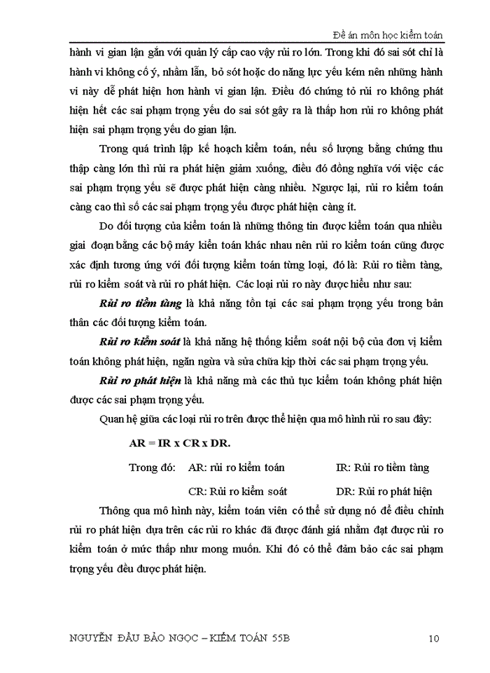 image for page Gian lận và sai sót với trách nhiệm của kiểm toán viên trong kiểm toán