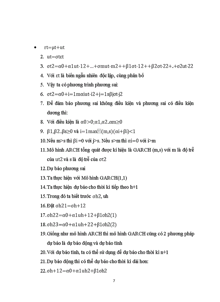 image for page Sử dụng mô hình ARCH-GARCH phân tích rủi ro cổ phiếu Ngân hàng TMCP Công Thương Việt Nam