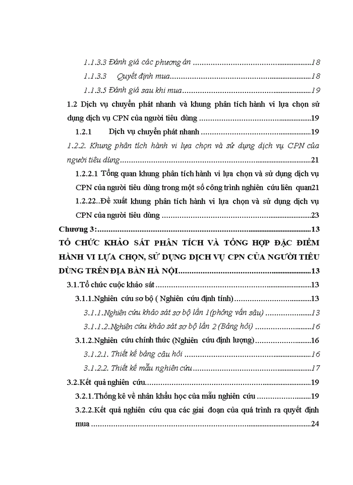 image for page Ths Nghiên cứu hành vi lựa chọn và sử dụng dịch vụ chuyển phát nhanh của khách hàng trên địa bàn Hà Nội và đề xuất một số giải pháp marketing cho công ty GNN express