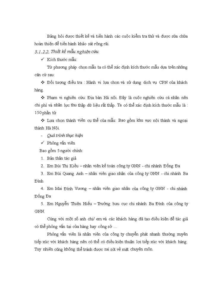 image for page Ths Nghiên cứu hành vi lựa chọn và sử dụng dịch vụ chuyển phát nhanh của khách hàng trên địa bàn Hà Nội và đề xuất một số giải pháp marketing cho công ty GNN express