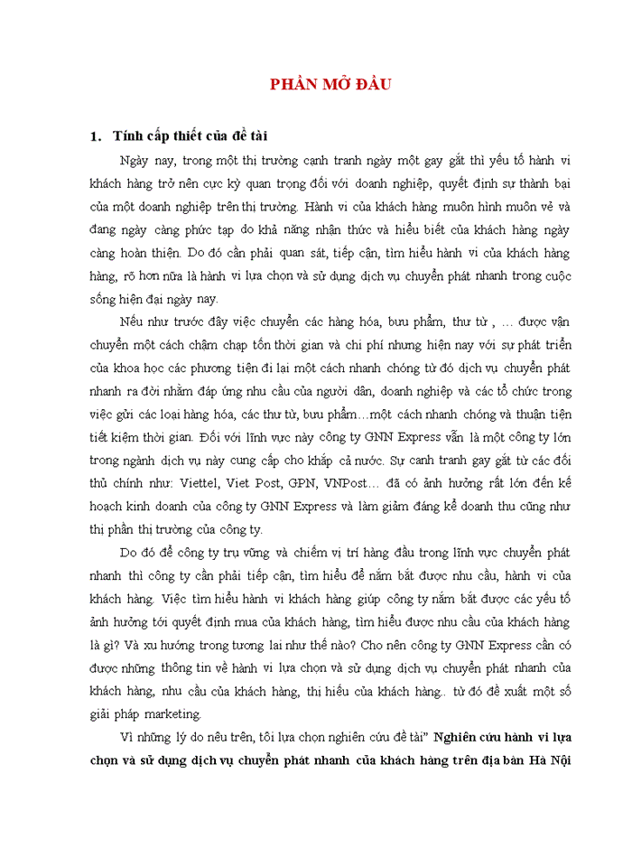 image for page Ths NGHIÊN CỨU HÀNH VI LỰA CHỌN VÀ SỬ DỤNG DỊCH VỤ CHUYỂN PHÁT NHANH CỦA KHÁCH HÀNG TRÊN ĐỊA BÀN HÀ NỘI VÀ ĐỀ XUẤT MỘT SỐ GIẢI PHÁP MARKETING CHO CÔNG TY GNN EXPRESS