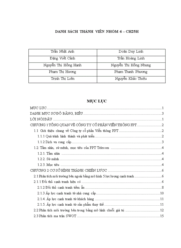 image for page BÁO CÁO TẠI CÔNG TY CỔ PHẦN VIỄN THÔNG FPT