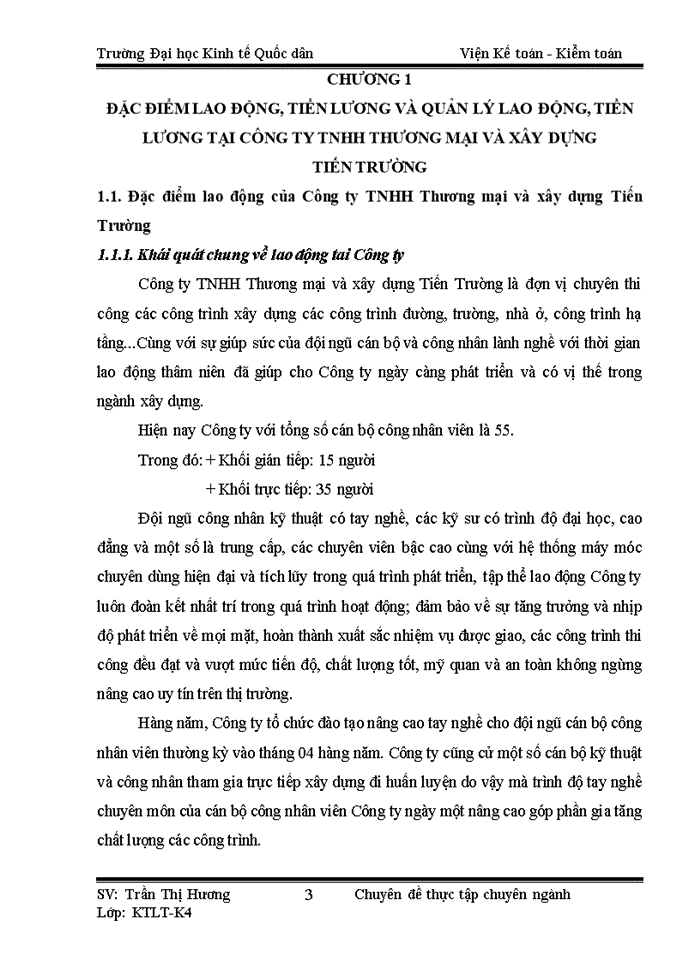 image for page Hoàn thiện kế toán tiền lương và các khoản trích theo lương tại Công ty Trách nhiệm hữu hạn Thương mại và xây dựng Tiến Trường