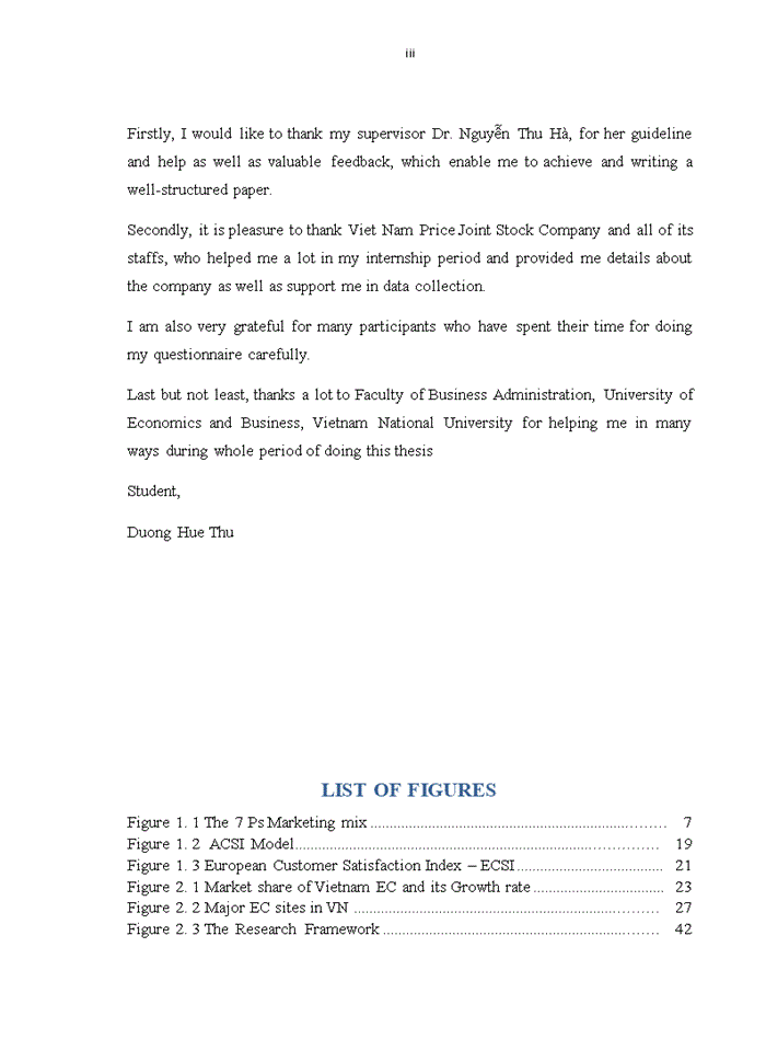 image for page SUGGESTIONS TO IMPROVE SERVICE THE ELEMENTS OF MKT STRATEGY AND CUSTOMER SATISFACTION AT VATGIA COM