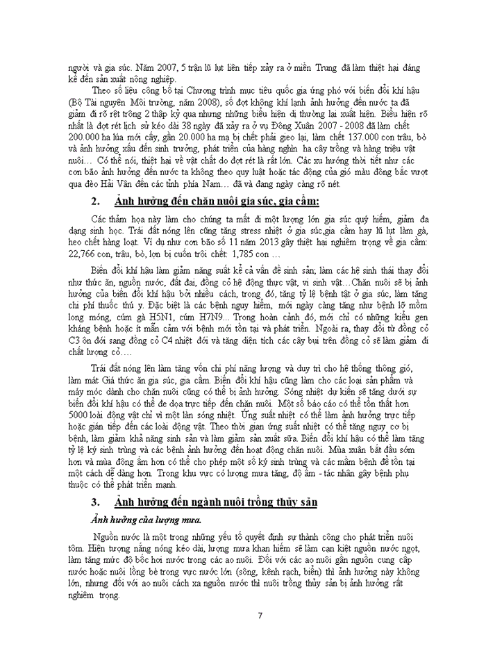 image for page Tác động của biến đổi khí hậu lên ngành nông nghiệp ở Việt Nam