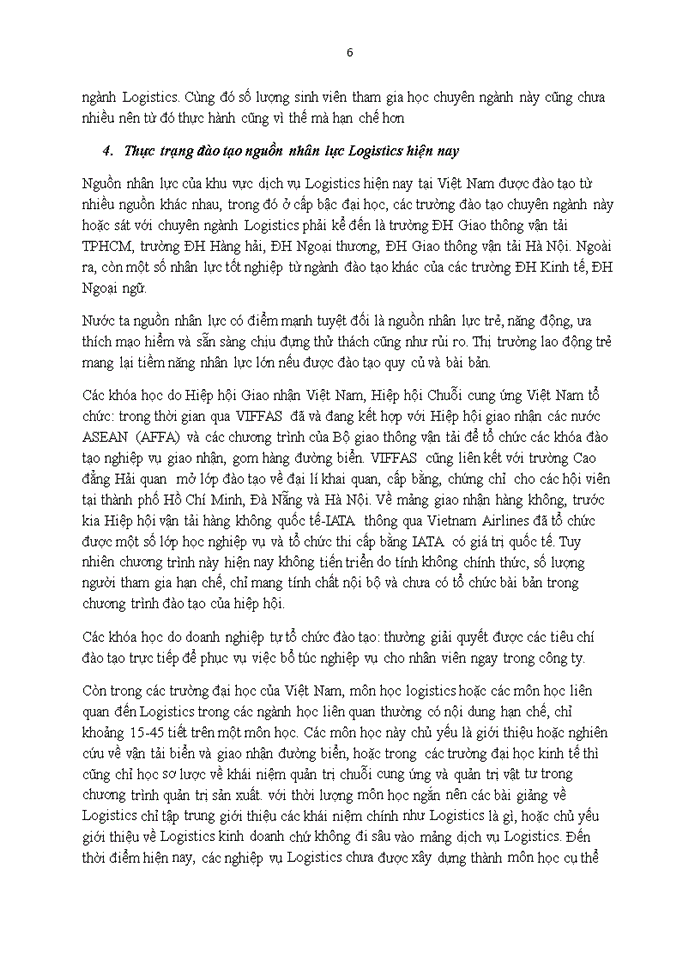 image for page Thực trạng nguồn nhân lực Logistics và giải pháp phát triển trong những năm tới