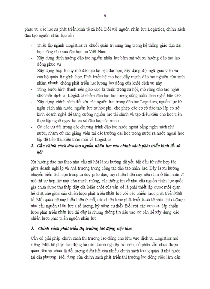 image for page Thực trạng nguồn nhân lực Logistics và giải pháp phát triển trong những năm tới