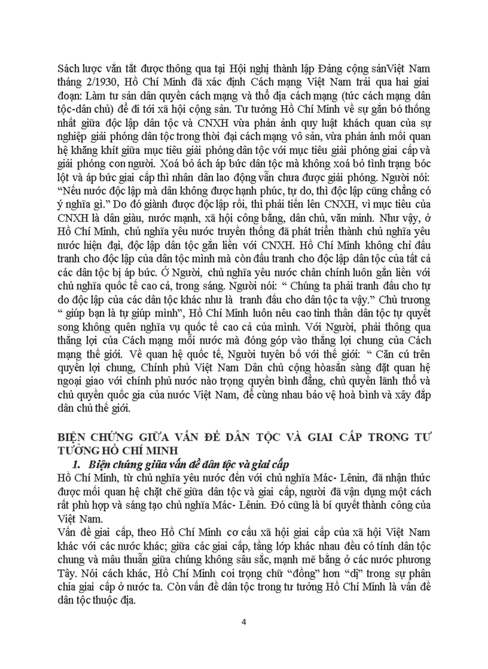 image for page Tư tưởng Quan điểm của Hồ Chí Minh về vấn đề giai cấp