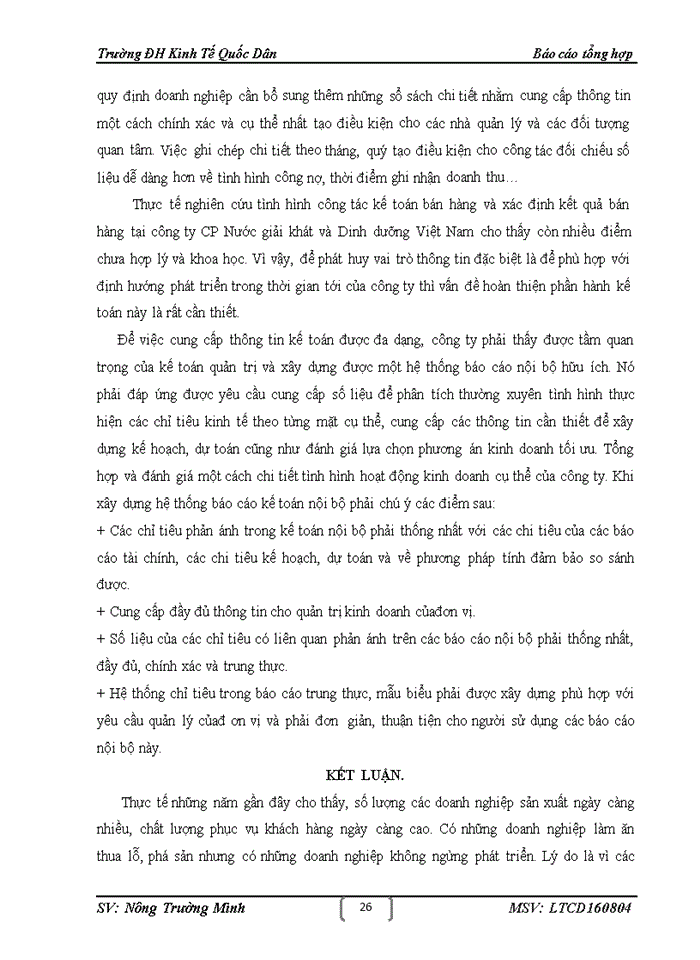 image for page Hoàn thiện công tác kế toán bán hàng và xác định kết quả bán hàng tại Công ty CP Nước Giải Khát và Dinh dưỡng Việt Nam