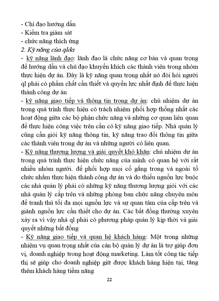 image for page QUẢN LÝ DỰ ÁN