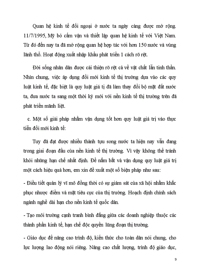 image for page Yêu cầu phương thức hoạt động tác dụng của quy luật giá trị trong sản xuất hàng hóa