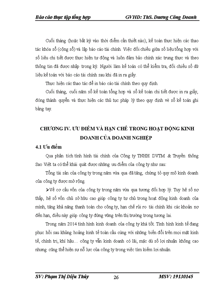 image for page Báo cáo CÔNG TY Trách nhiệm hữu hạn DỊCH VỤ THƯƠNG MẠI VÀ TRUYỀN THÔNG SAO VIỆT