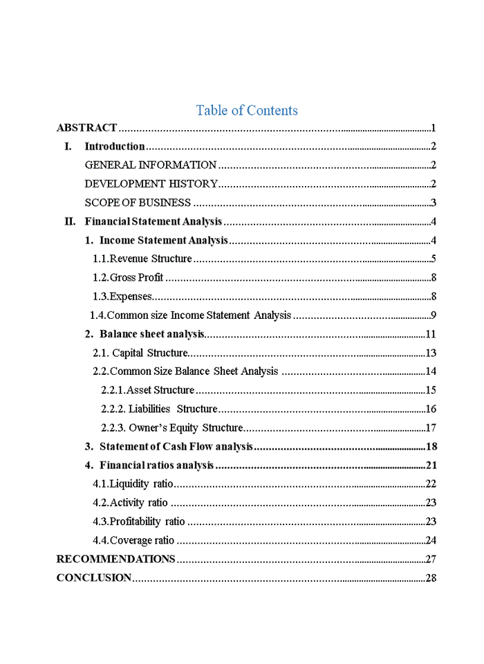 image for page Tiếng anh FINANCIAL STATEMENT ANALYSIS A case of TRAPHACO JOINT STOCK COMPANY TRA
