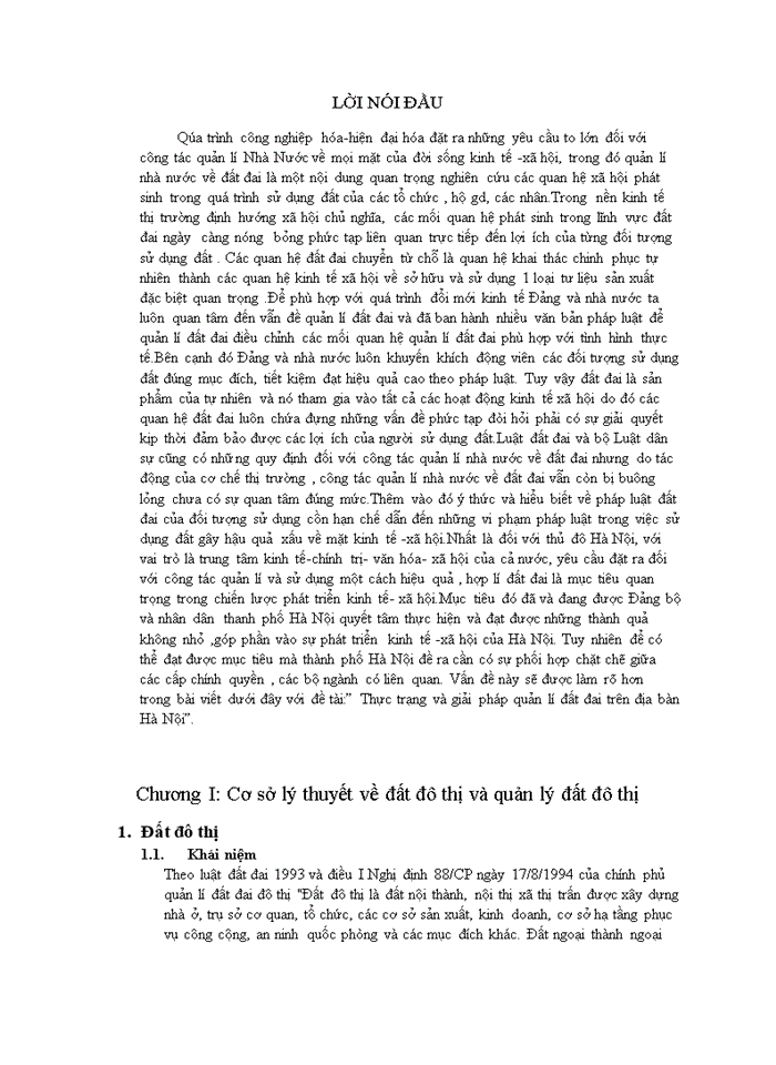 image for page Thực trạng và giải pháp quản lí đất đai trên địa bàn Hà Nội