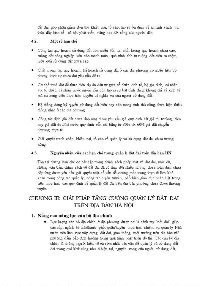 image for page Thực trạng và giải pháp quản lí đất đai trên địa bàn Hà Nội