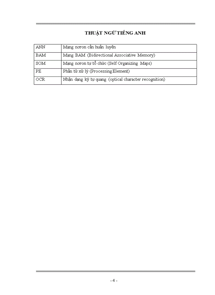 image for page Nhận dạng ký tự quang sử dụng mạng nơron Kohonen