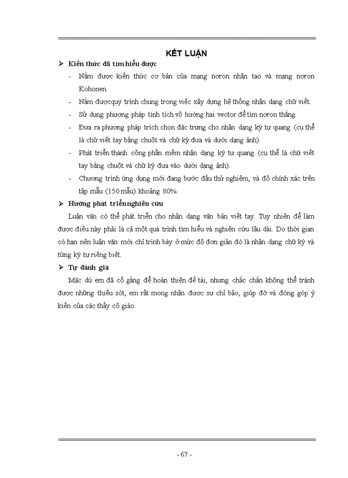 image for page Nhận dạng ký tự quang sử dụng mạng nơron Kohonen