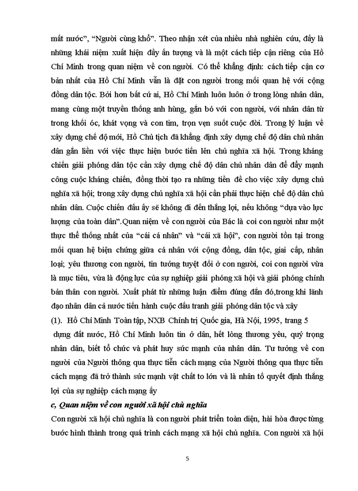 image for page Tư tưởng Phân tích luận điểm Hồ Chí Minh Muốn xây dựng chủ nghĩa xã hội trước hết cần có những con người xã hội chủ nghĩa Liên hệ thực tiễn xây dựng con người mới ở Việt Nam hiện nay
