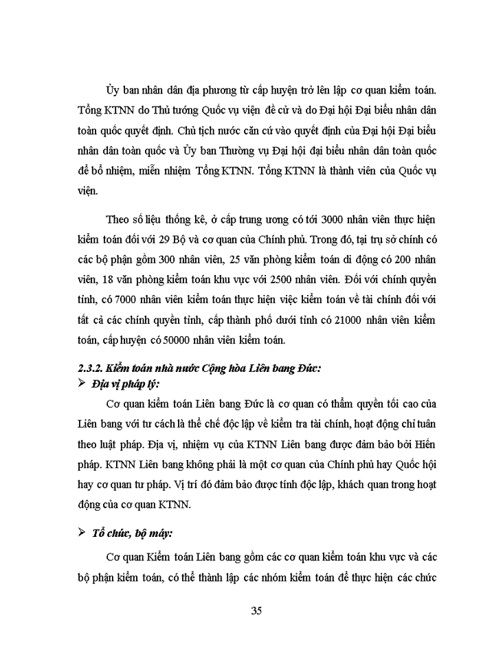 image for page Các mô hình tổ chức bộ máy Kiểm toán nhà nước gắn với kiểm toán Nhà nước Việt Nam