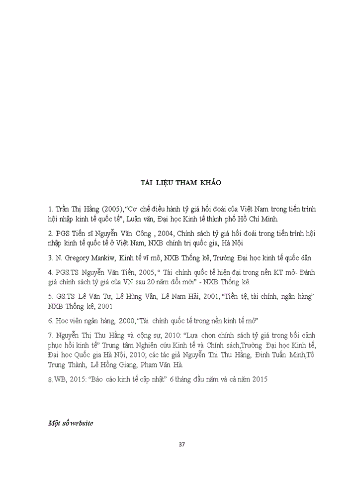 image for page Tỷ giá hối đoái và chính sách tỷ giá hối đoái ở Việt Nam