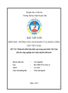 Phân tích điều kiện hiện nay trong quá trình Việt Nam tiến lên công nghiệp hóa- hiện đại hóa đất nước