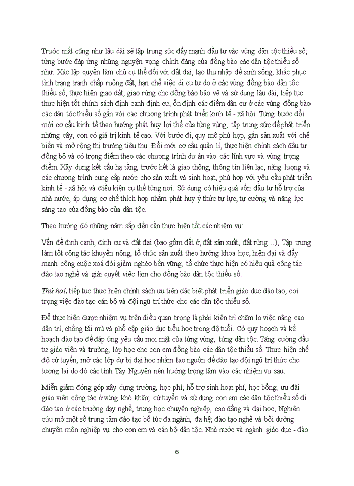 image for page Chính sách dân tộc của Đảng đối với các dân tộc thiểu số ở Tây Nguyên thực trạng và giải pháp