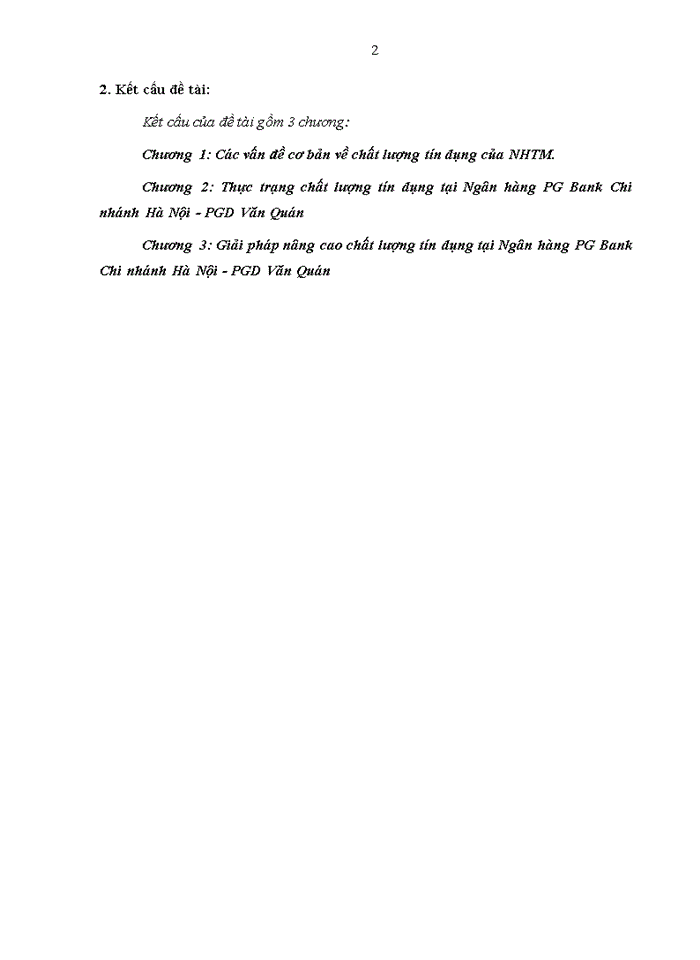 image for page GIẢI PHÁP NÂNG CAO CHẤT LƯỢNG TÍN DỤNG TẠI NGÂN HÀNG PG BANK CHI NHÁNH HÀ NỘI - PGD VĂN QUÁN