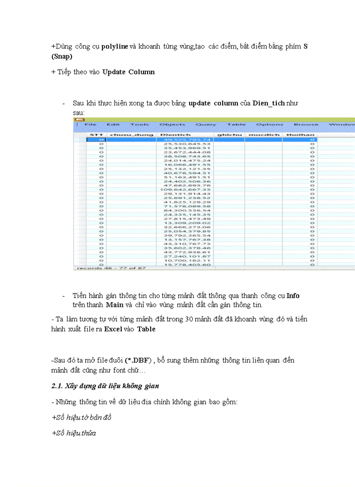 image for page Ứng dụng phần mềm Mapinfo xây dựng cơ sở dữ liệu về sổ địa chính