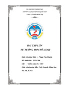 Phân tích luận điểm của Hồ Chí Minh Nước độc lập mà dân không được hưởng hạnh phúc tự do thì độc cũng chẳng có ý nghĩa gì Làm rõ ý nghĩa của luận điểm đối với Việt Nam hiện nay