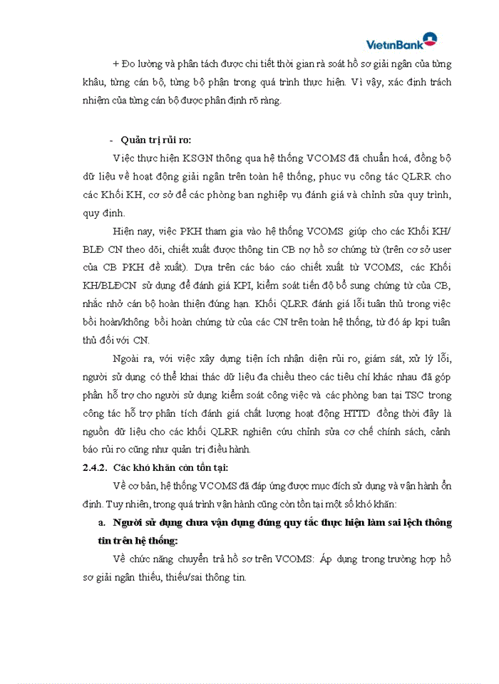image for page Xây dựng Hệ thống CNTT quản lý hoạt động vận hành tín dụng Vietinbank credit operation management support