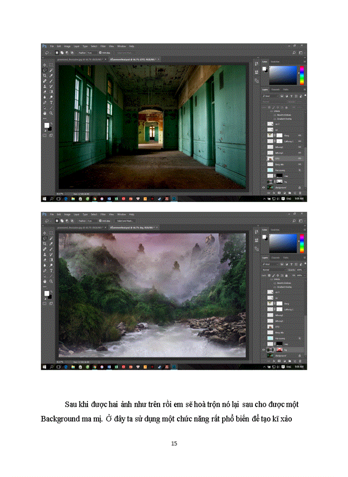 image for page Cắt ghép và chỉnh sửa hình ảnh cùng với là tạo các kĩ xảo và chuyển động trong bức ảnh