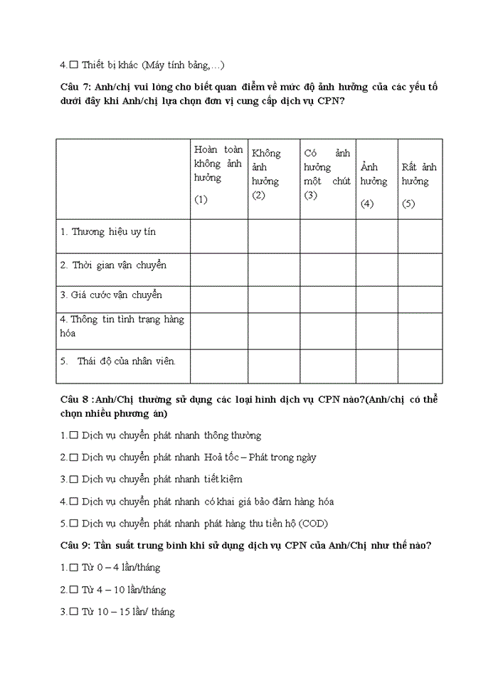 image for page NGHIÊN CỨU HÀNH VI LỰA CHỌN VÀ SỬ DỤNG DỊCH VỤ CHUYỂN PHÁT NHANH CỦA KHÁCH HÀNG TRÊN ĐỊA BÀN HÀ NỘI VÀ ĐỀ XUẤT MỘT SỐ GIẢI PHÁP MARKETING CHO CÔNG TY GNN EXPRESS