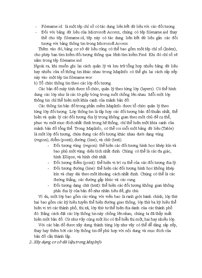 image for page Ứng dụng phần mềm Mapinfo xây dựng cơ sở dữ liệu về sổ địa chính