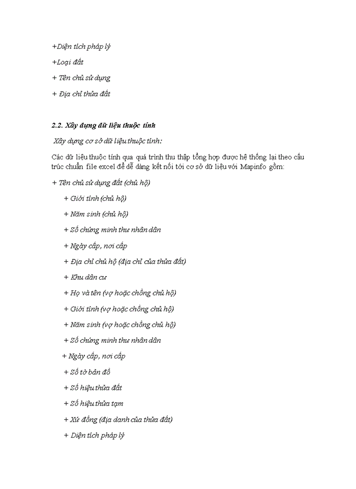 image for page Ứng dụng phần mềm Mapinfo xây dựng cơ sở dữ liệu về sổ địa chính