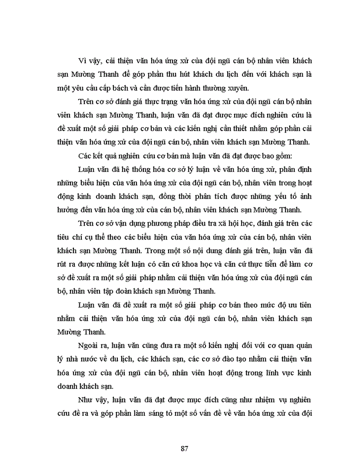 image for page Hoàn thiện văn hóa ứng xử tại khách sạn Mường Thanh ở Bắc Giang