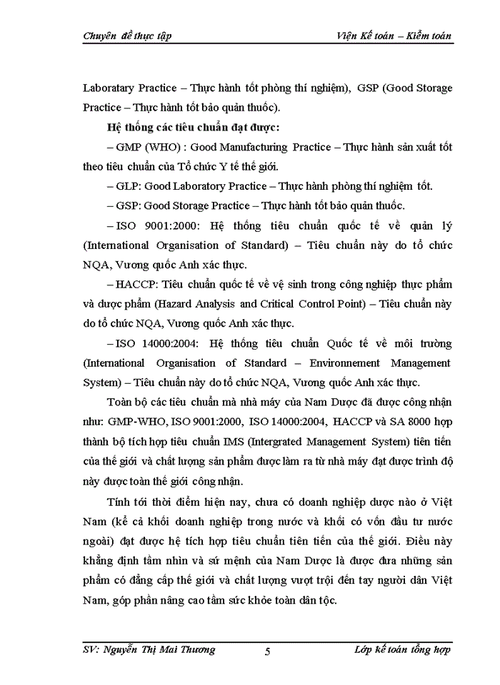 image for page Hoàn thiện kế toán bán hàng và xác định kết quả kinh doanh tại Công ty Cổ phần Nam Dược