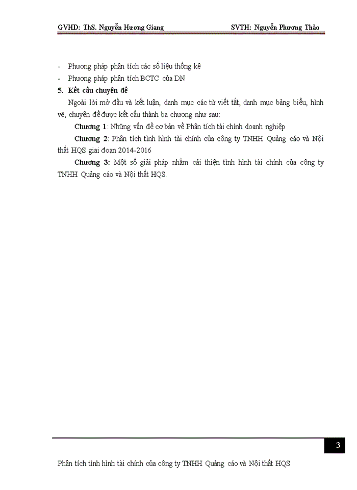 image for page Phân tích tình hình tài chính của công ty Trách nhiệm hữu hạn Quảng cáo và Nội thất HQS giai đoạn 2014-2016