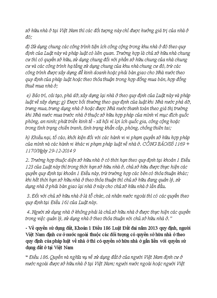 image for page Anh chị hãy đánh giá và phân tích các quy định chính sách pháp luật và thực trạng áp dụng các chính sách ở Việt Nam Đề xuất giải pháp hoàn thiện chính sách pháp luật đó trong thời gian tới Về chính sách nhà ở cho người Việt Nam định cư ở nước ngoài và người nước ngoài tại Việt Nam