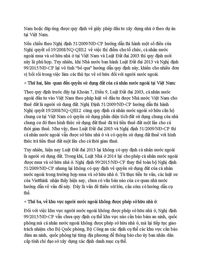 image for page Anh chị hãy đánh giá và phân tích các quy định chính sách pháp luật và thực trạng áp dụng các chính sách ở Việt Nam Đề xuất giải pháp hoàn thiện chính sách pháp luật đó trong thời gian tới Về chính sách nhà ở cho người Việt Nam định cư ở nước ngoài và người nước ngoài tại Việt Nam