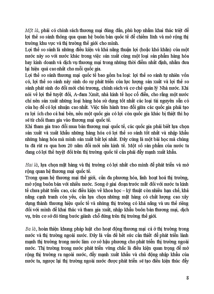 image for page Nghiên cứu các lý thuyế về lợi thế và vận dụng trong điều kiện Việt Nam