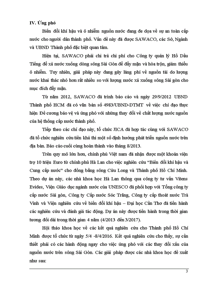 image for page Phát triển nguồn nước bảo đảm cấp nước an toàn cho TPHCM và ứng phó biến đổi khí hậu